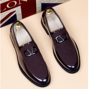 男鞋2025新款夏季一脚蹬休闲乐福豆豆鞋子