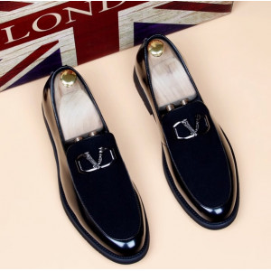 男鞋2025新款夏季一脚蹬休闲乐福豆豆鞋子