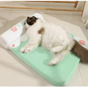 猫垫子睡觉用夏季宠物地垫狗狗睡垫猫窝垫M猫凉席猫咪冰垫夏天