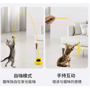猫玩具逗猫棒自嗨解闷神器带吸盘长杆宠物小猫咪玩的幼猫用品大全