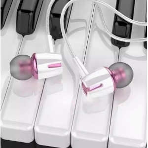 有线耳机带麦K歌语音通话高音质入耳式耳机重低音